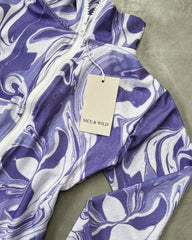 BODY CLOSURE PURPLE STONE