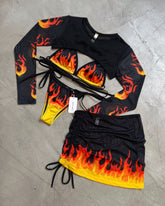 Llama Bikini Set + Mesh Skirt