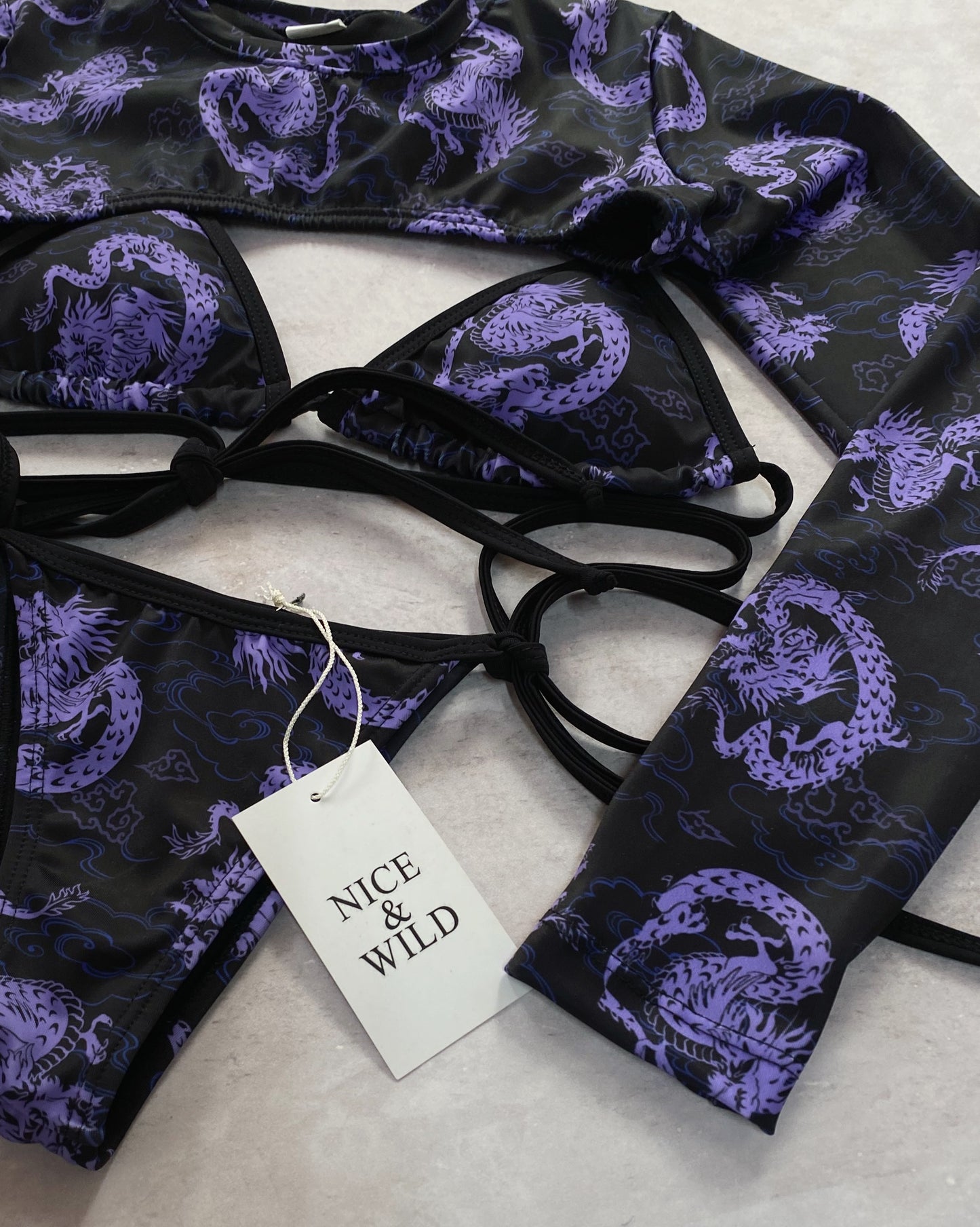 SET PAKET DRAGÓN MORADO