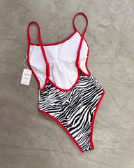 BODY MATRI ZEBRA RED BIAS