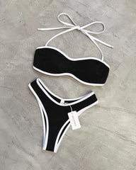 BIKINI STRAPLES SESGO