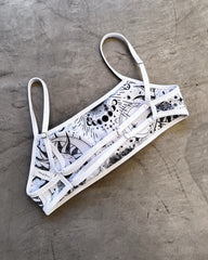 SET MIRANDA FASES LUNARES BLANCO + FALDA EN MALLA