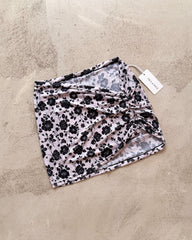 BRONCEO BLACK PETALS + FALDA EN MALLA