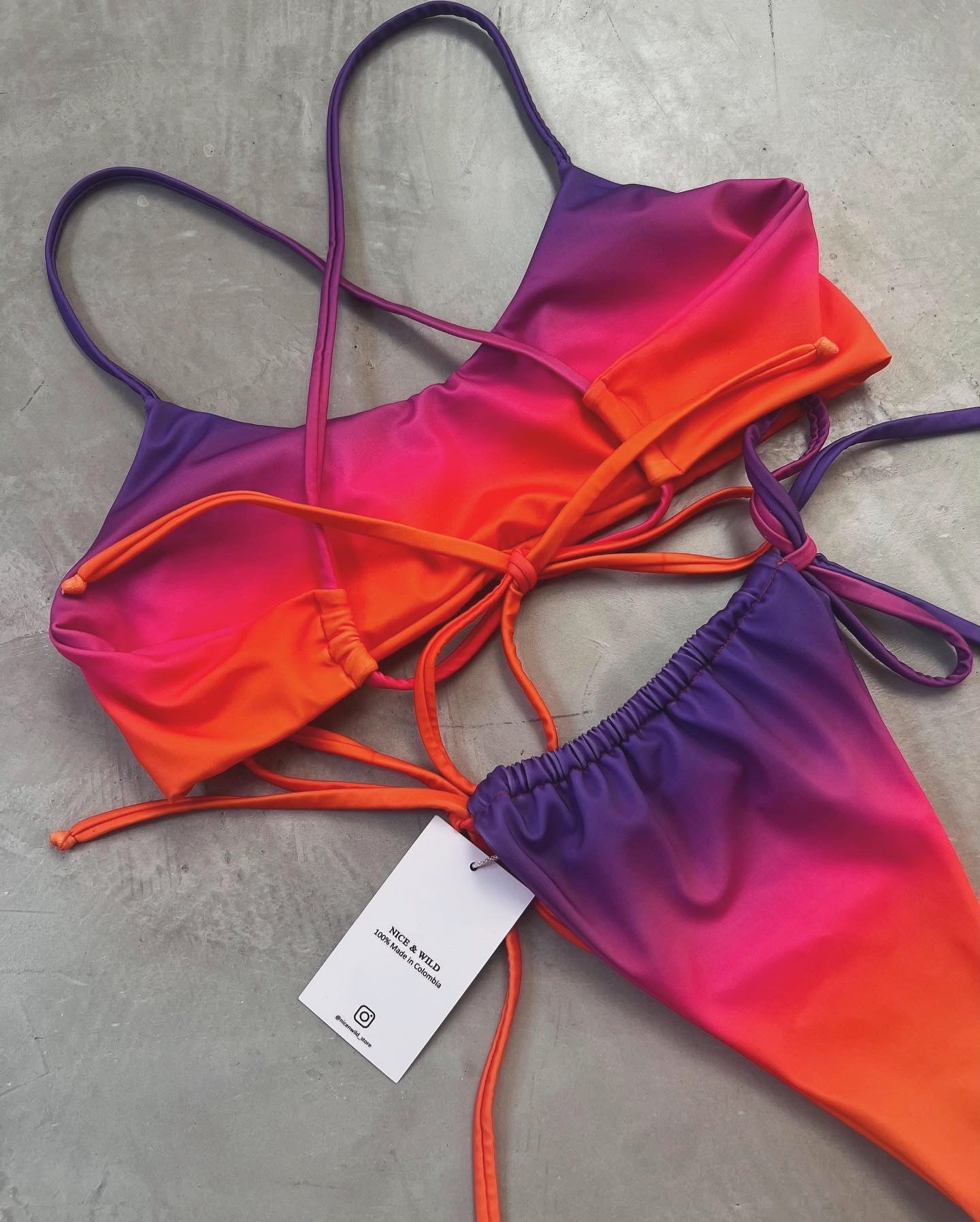 BIKINI CRUZADO DESVANECIDO