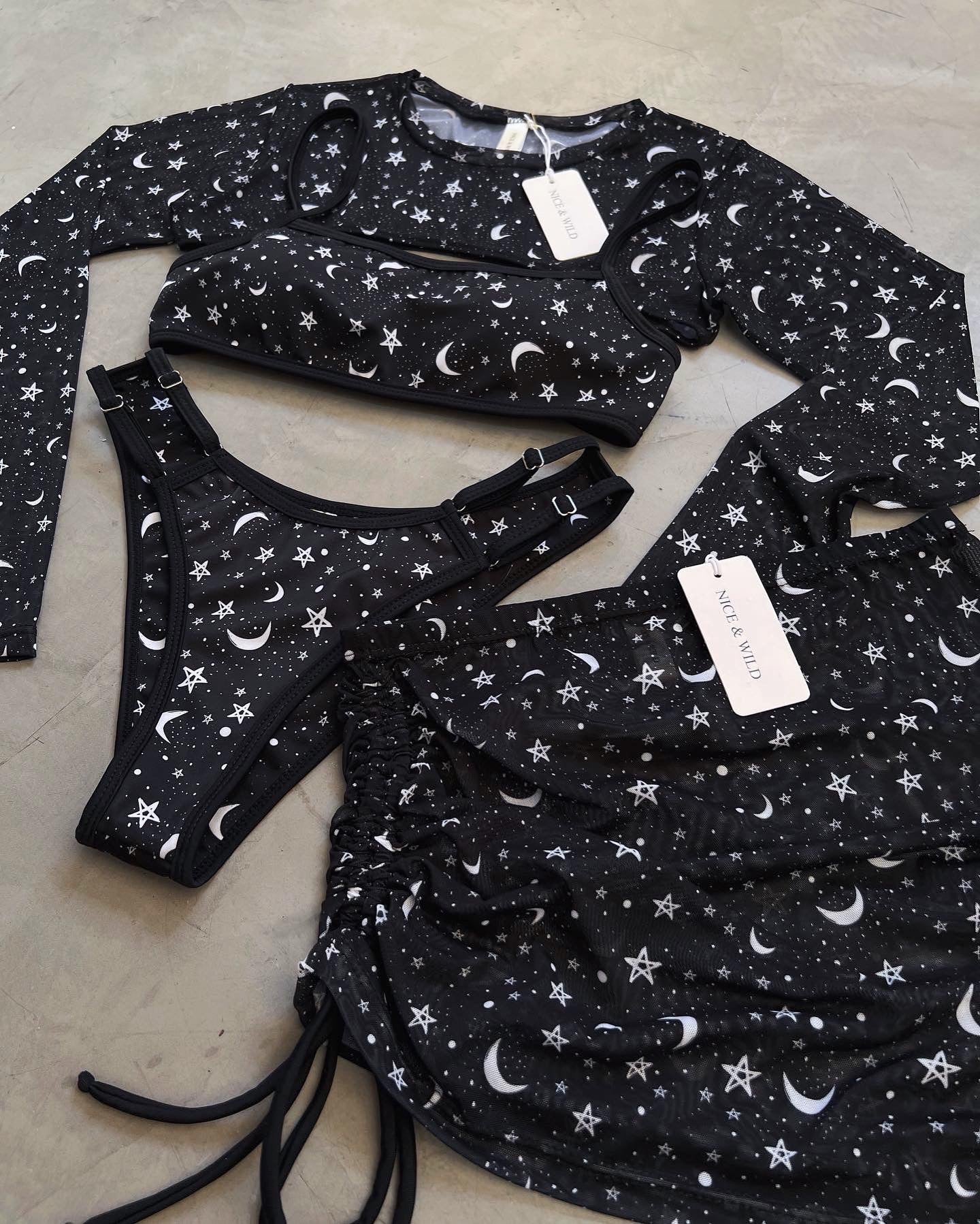 MIRANDA STARS BIKINI SET + GONNA A RETE