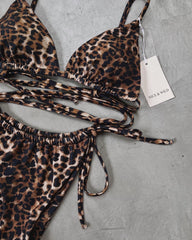 LEOPARD TAN BIKINI