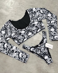 PINK SKULLS STAR BIKINI