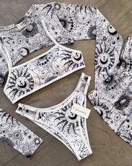 SET MIRANDA FASES LUNARES BLANCO + FALDA EN MALLA