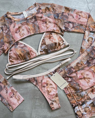 SET BIKINI ÁNGELES + FALDA EN MALLA