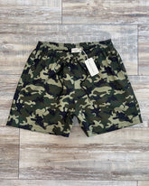 GREEN MILITARY SHORTS P