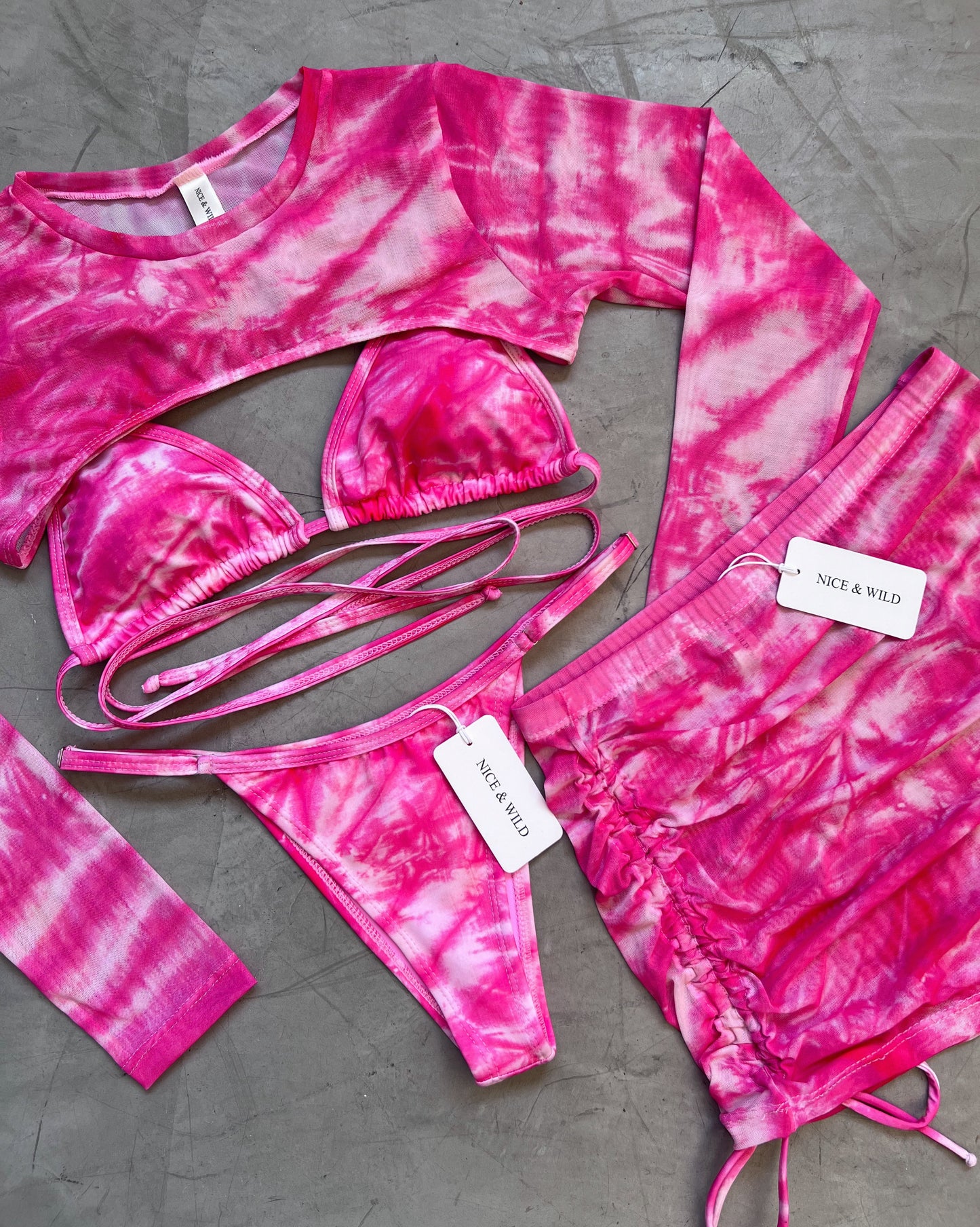 SET PAKET VETEADO ROSADO