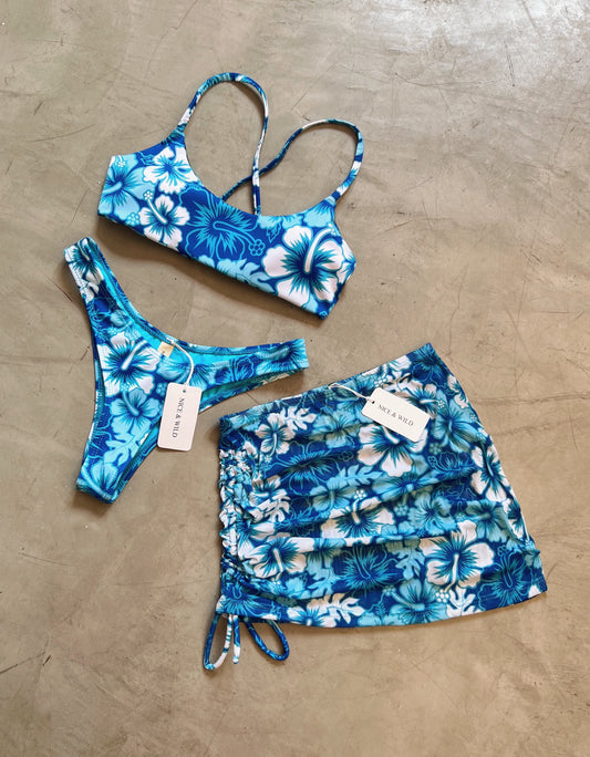 BIKINI CRUZADO FLORES HAWAIANO
