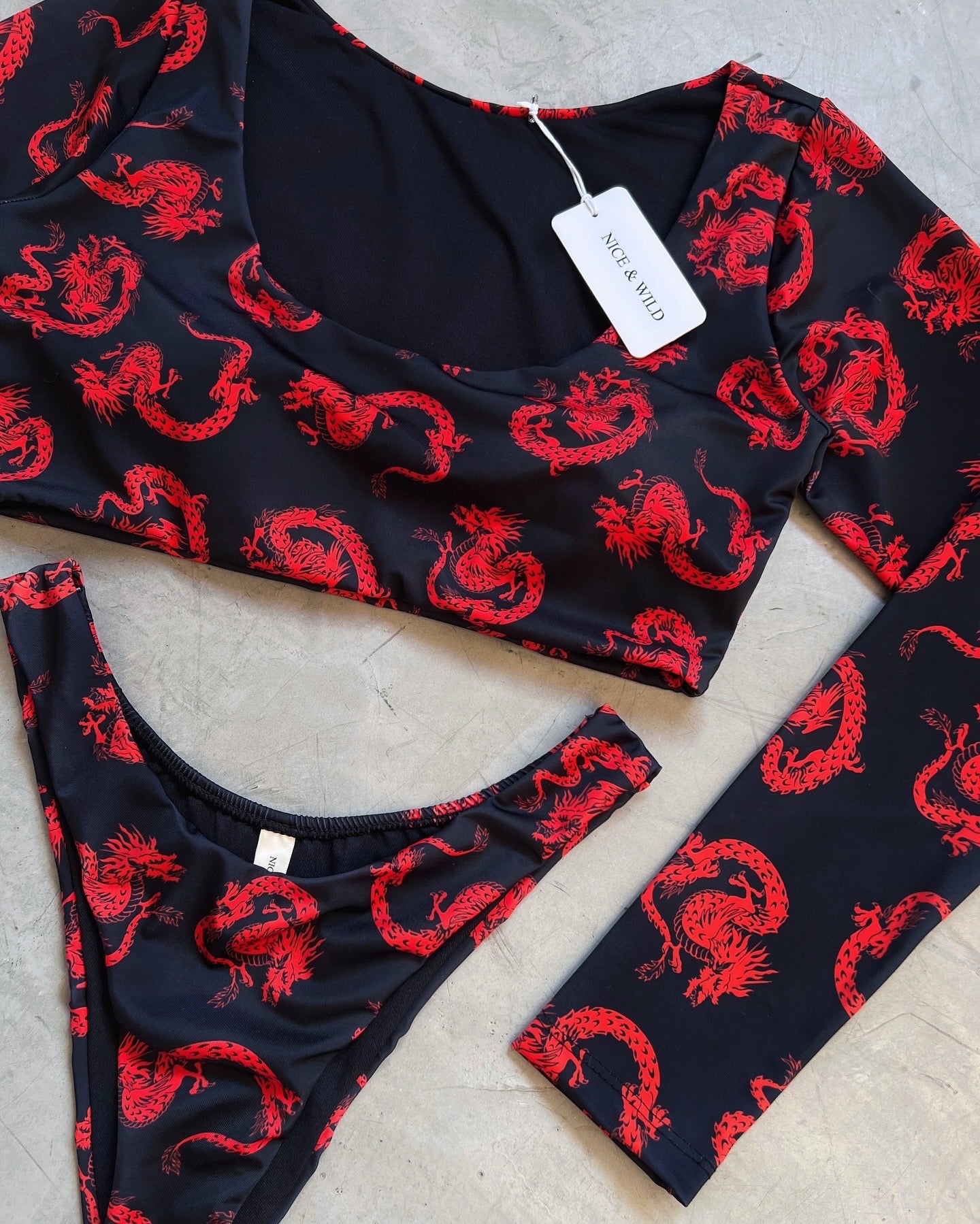 RED DRAGON STAR BIKINI