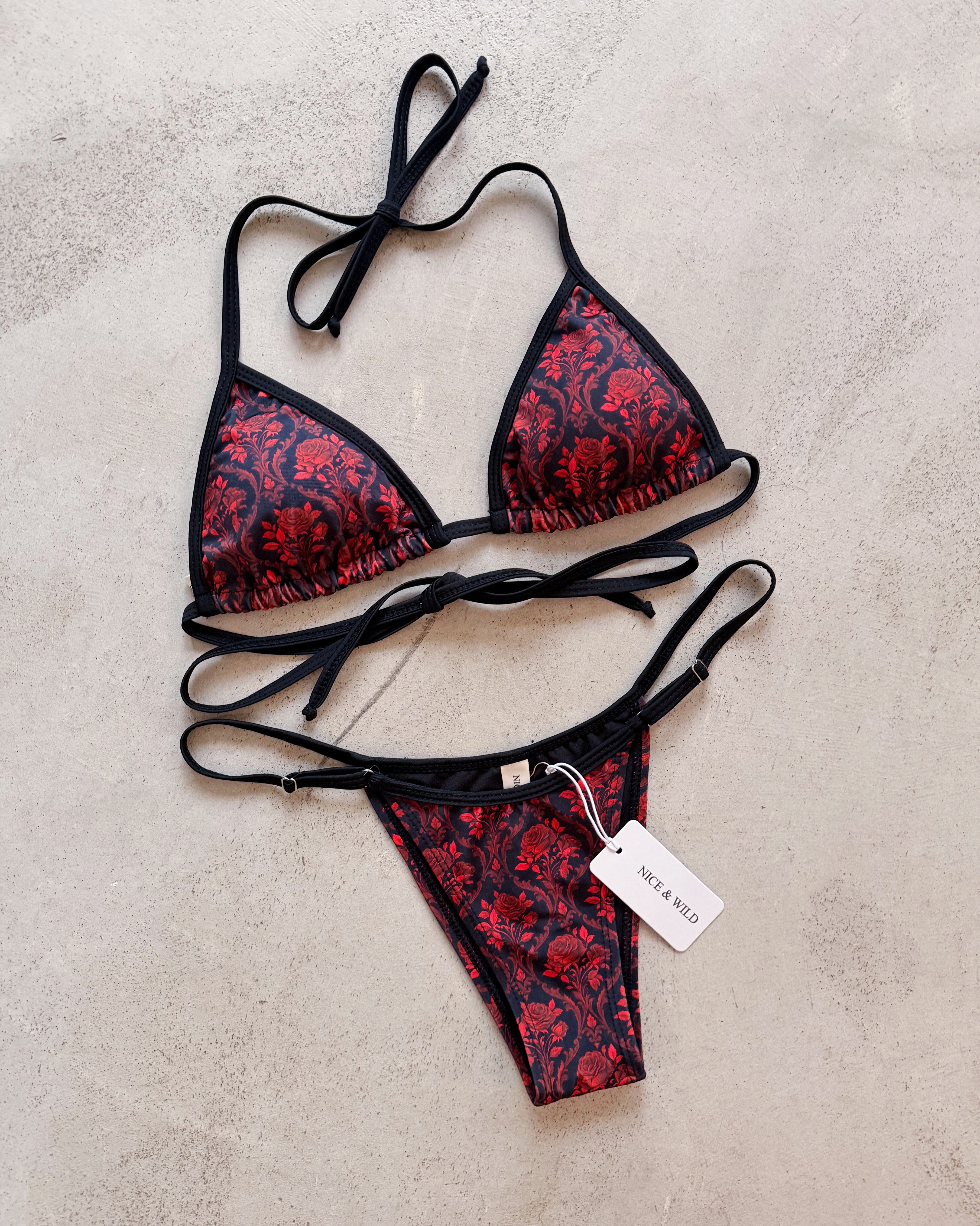 SET DARK LOVE + FALDA EN MALLA