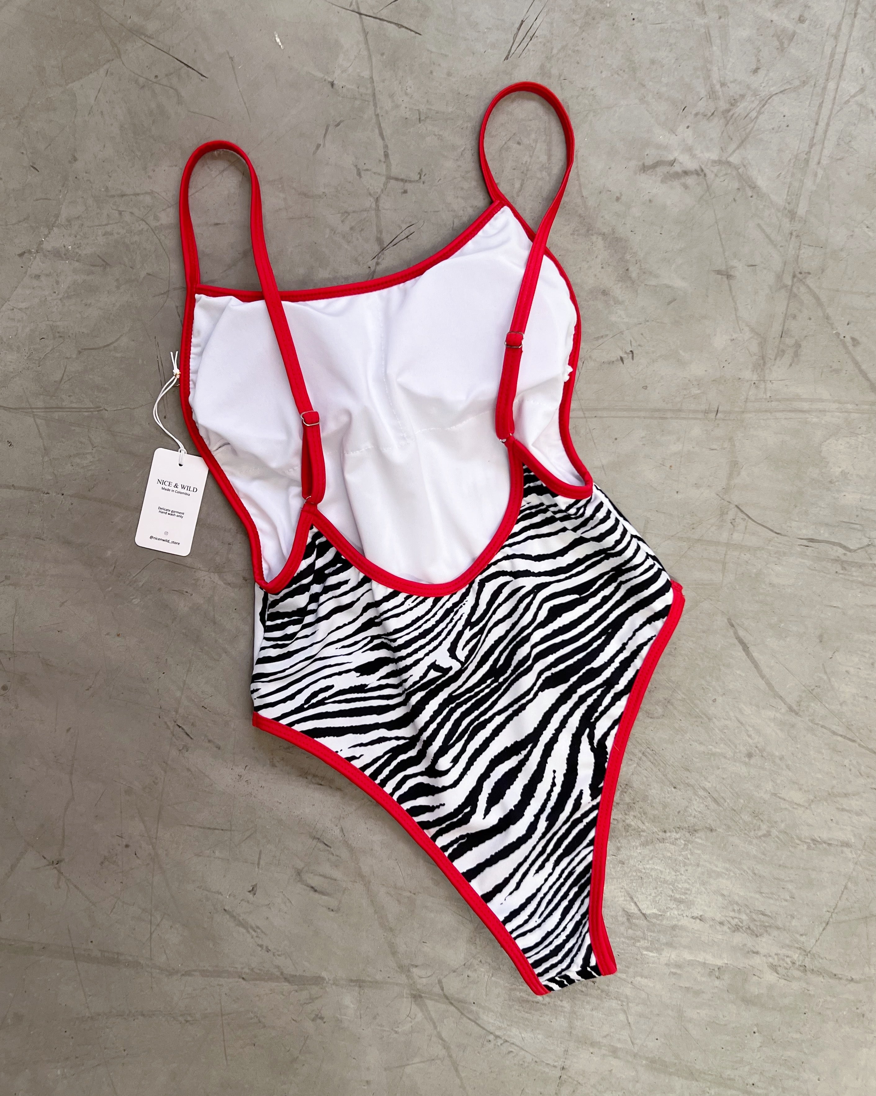 BODY MATRI ZEBRA RED BIAS
