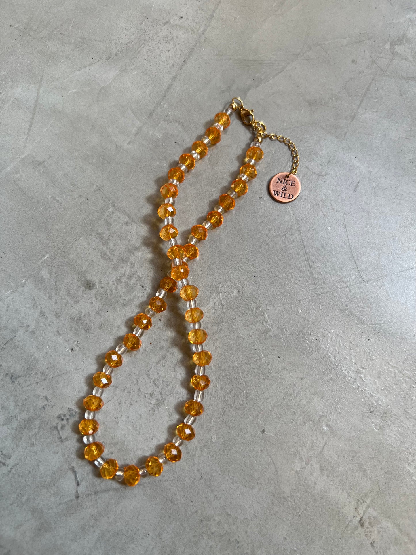 CHOKER  NARANJA VIXO