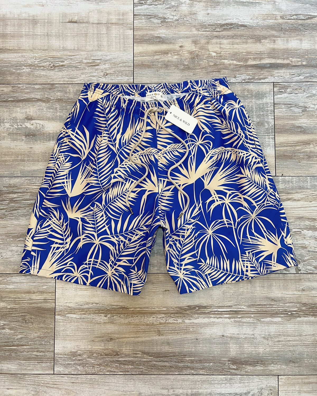 PANTALONETA RAMAS AZUL