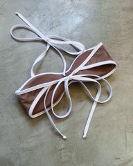 Strapless Bias Color Bikini