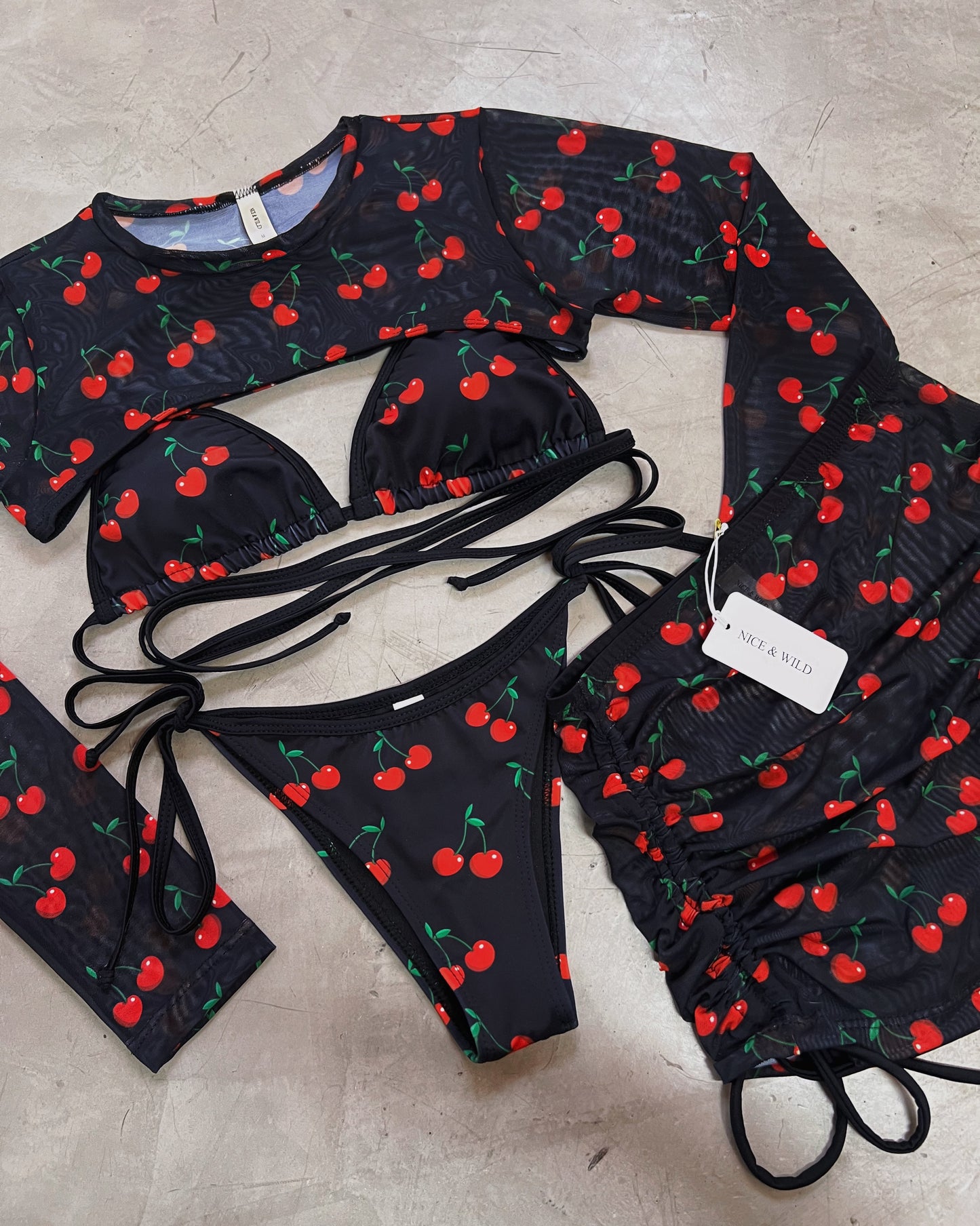 SET PAKET CEREZAS NEGRO