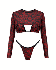 SET DARK LOVE + FALDA EN MALLA