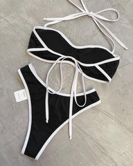 BIKINI STRAPLES SESGO