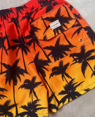 PANTALONETA PALMERAS NARANJA