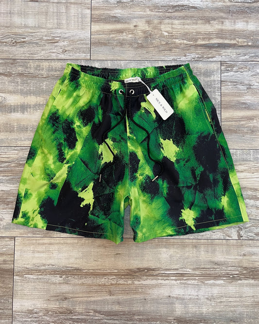 PANTALONETA VERDE ABSTRACTO