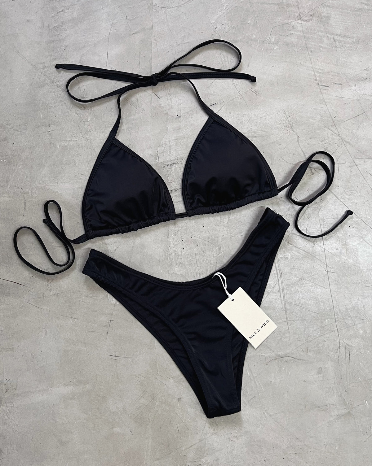 BLACK TRIANGLE BIKINI