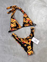 MULTI-USE SUNFLOWER BIKINI + MESH SKIRT