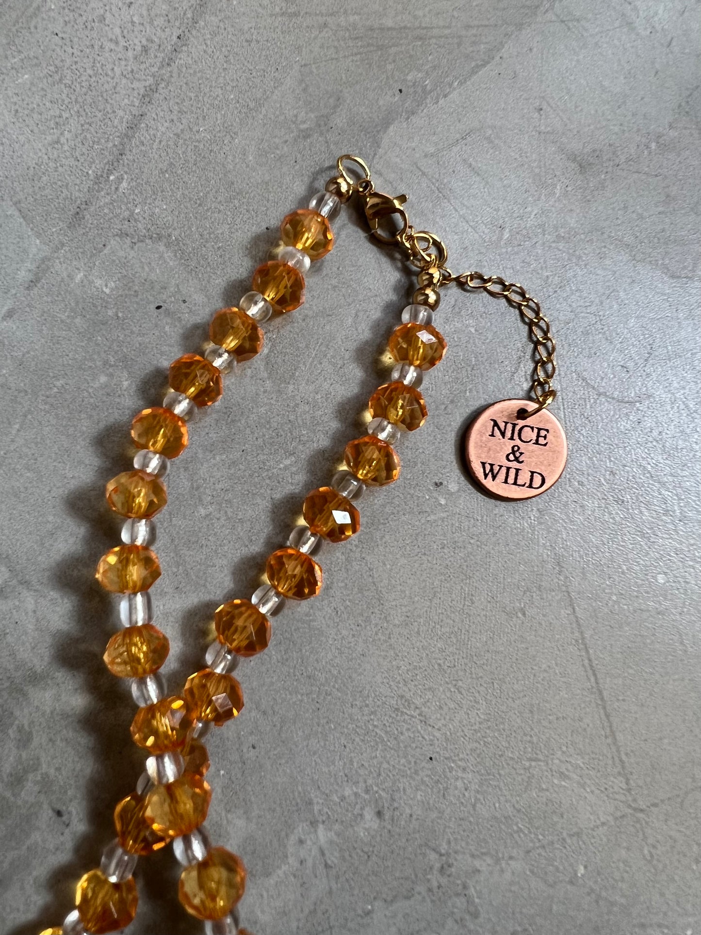 CHOKER  NARANJA VIXO