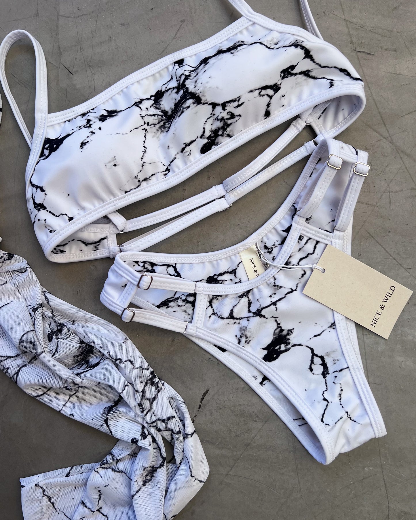 SET MIRANDA MARMOL BLANCO