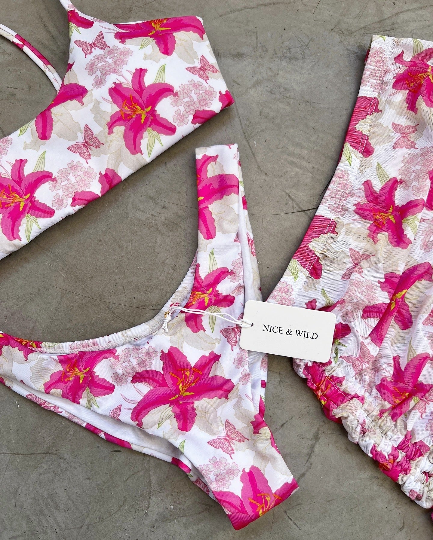 AZUCENA CROSSOVER BIKINI + MESH SKIRT