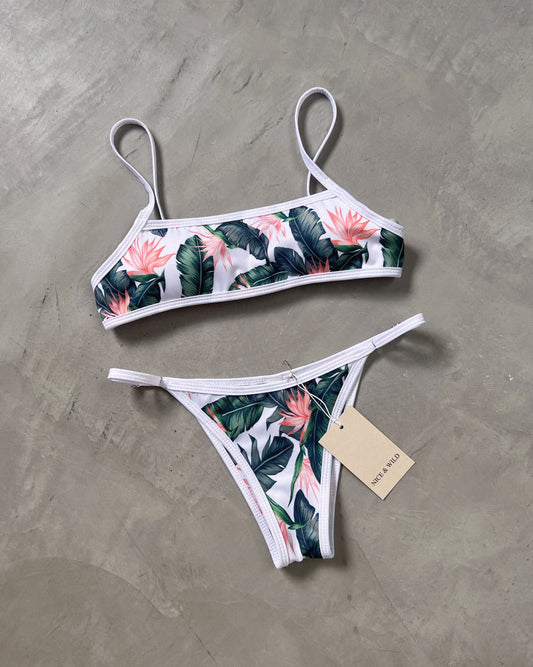 BIKINI MIRANDA FLORES NARANJA