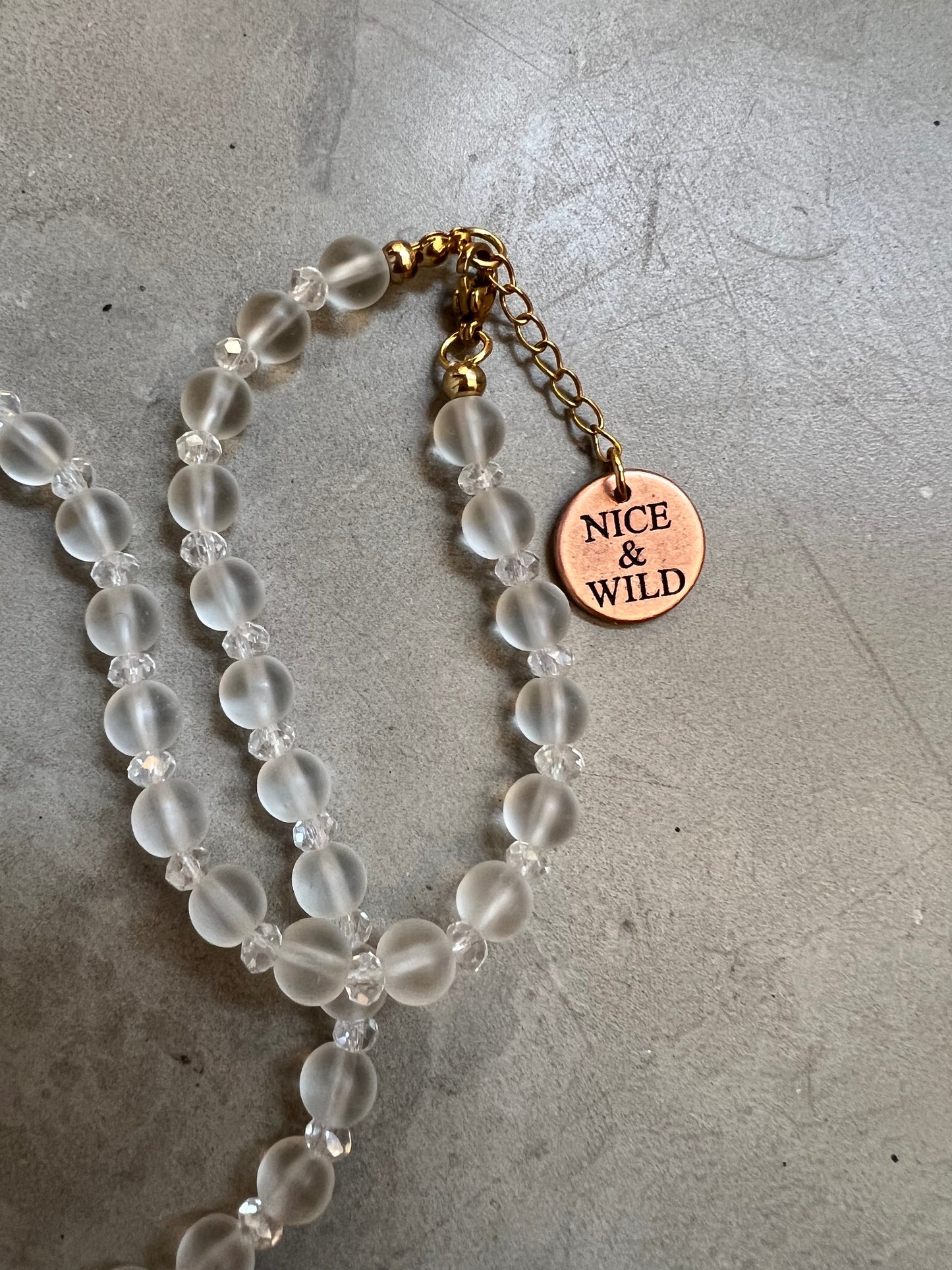 CHOKER TRASPARENTE MATE