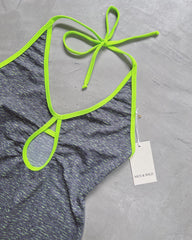VESTIDO SESGO VERDE