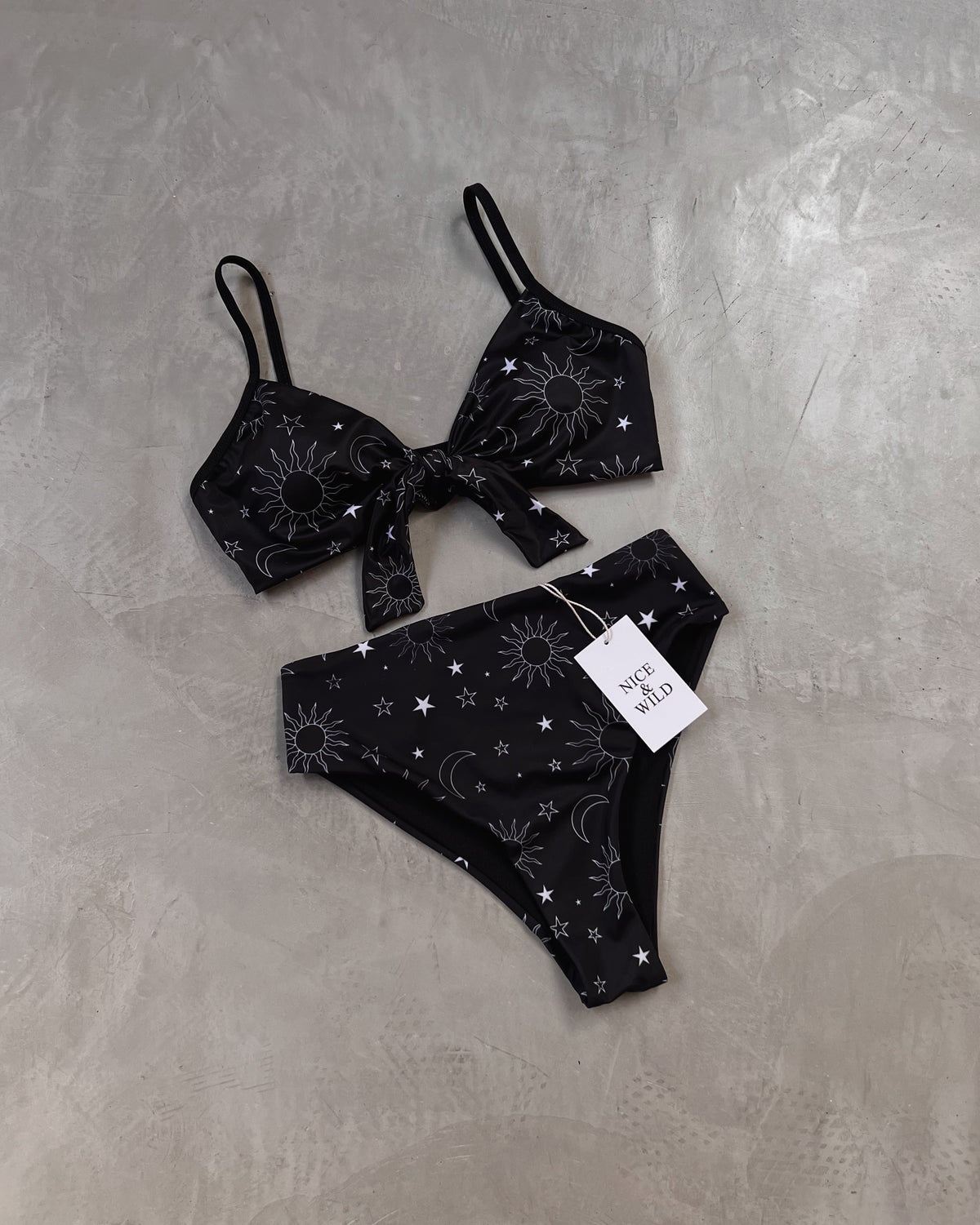 URSULA SUN AND MOON BIKINI + MESH SKIRT